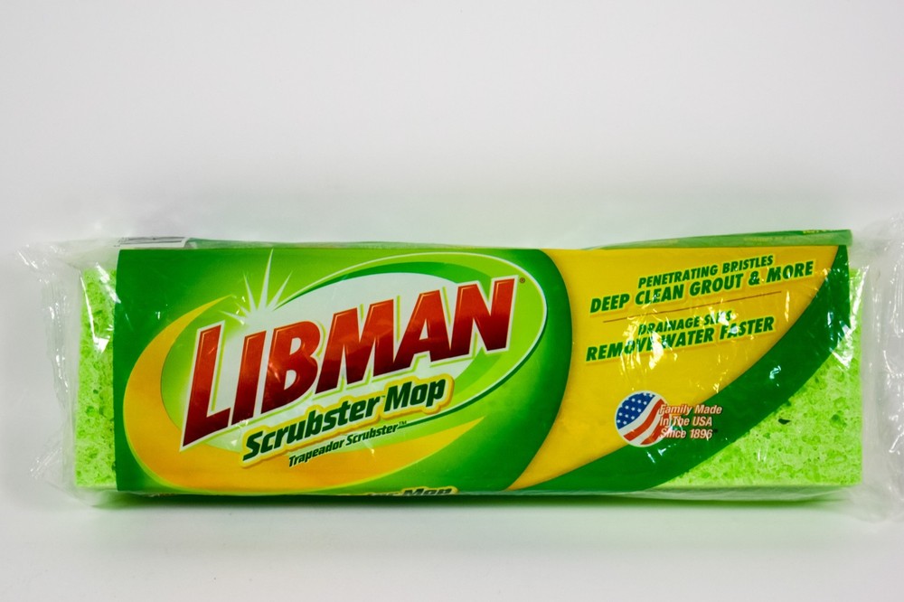 Libman Scrubster Mop Refills Easy Change Snap On Refill Super Absorbent #03103