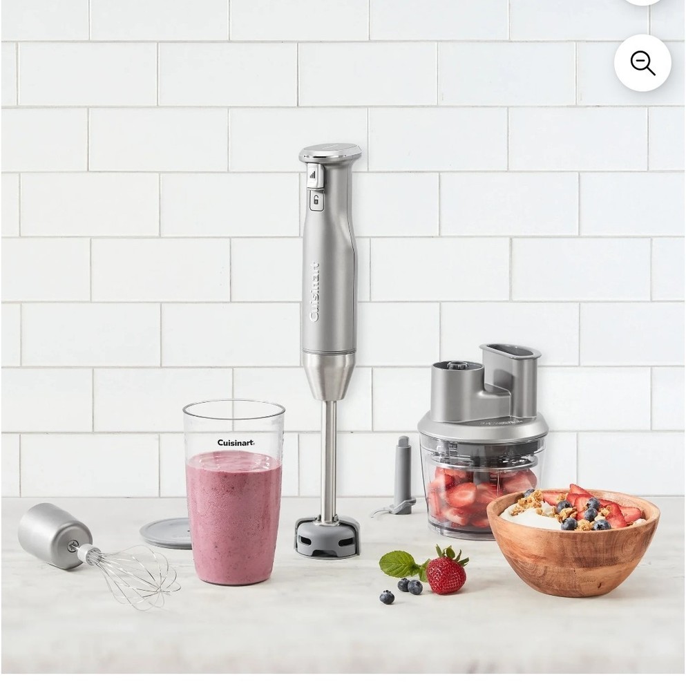 Cuisinart  Variable Speed Immersion Blender with Food Processor New
