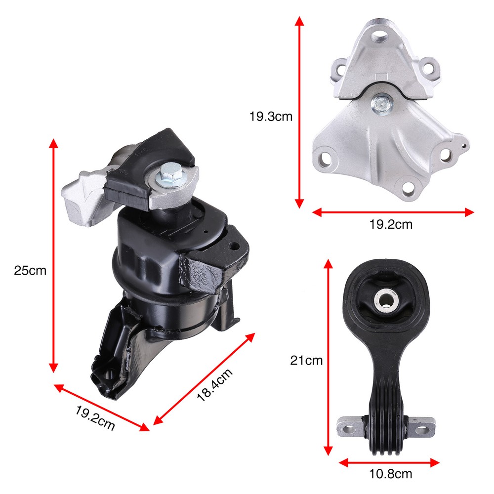 Engine Motor & Trans Mount Set for 2012-2013 Honda Civic 1.8L for Automatic