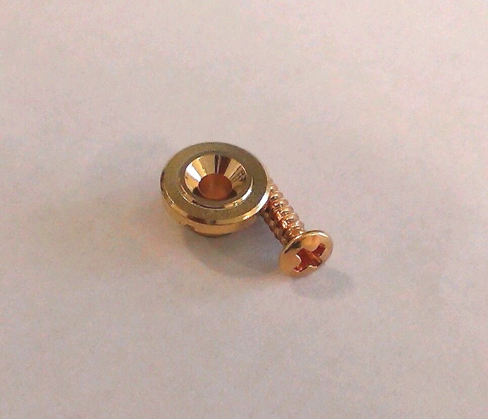 ROUND STRING TREE RETAINER GOLD Fender STRAT OR TELE HEAD