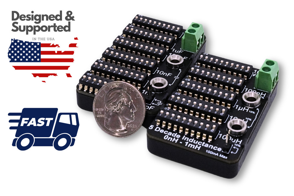6 Decade Capacitance & 5 Decade Inductance Board/Box Combo