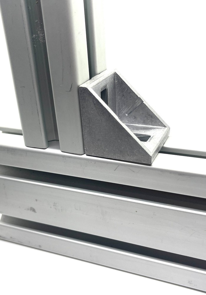 2 hole Slotted Inside Corner Bracket | 10 PACK | Compatible 80/20 15 Series