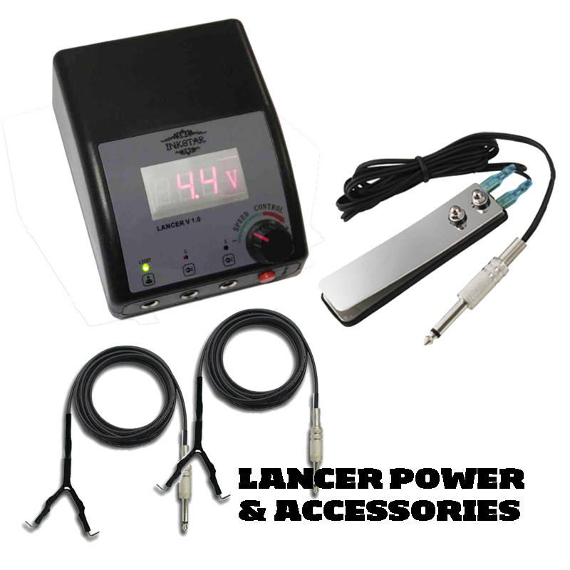 Complete Tattoo Kit Professional Inkstar 3 Machine APPRENTICE & Black Case
