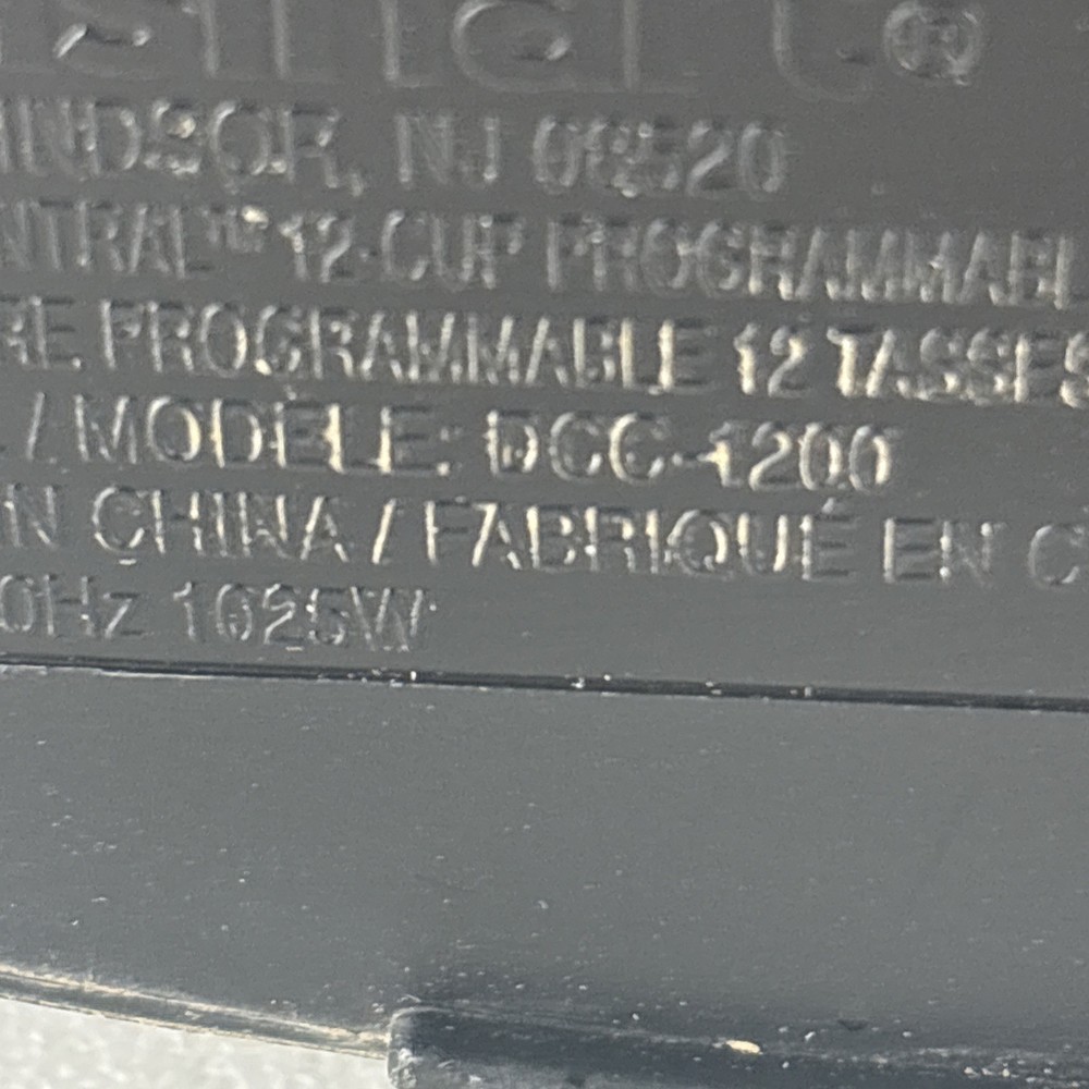 Cuisinart Brew Central 12 cup DCC-1200 Programmable Coffee Maker