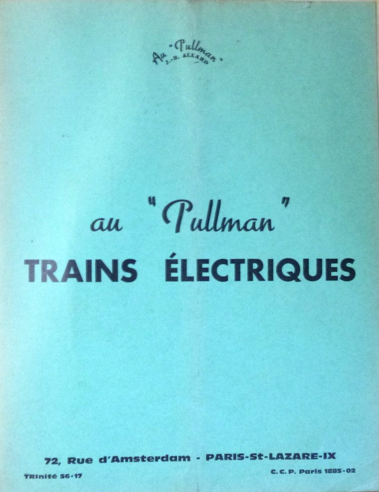 1961 Condensed "Au Pullman" Model Railroad Catalog / 16 Pages