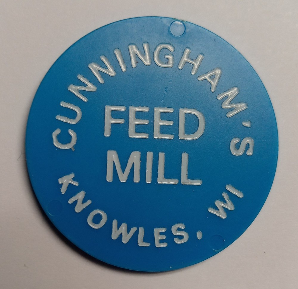 Plastic Trade Token Knowles Wisconsin