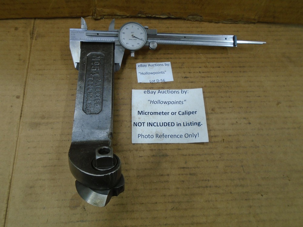 Armstrong No. 54 Lathe Threading 60 Degree Thread Tool w/ Holder D56