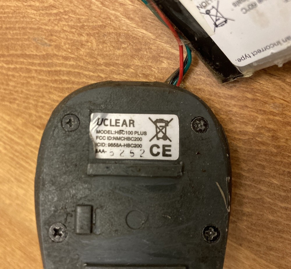 UClear HBC100 Plus Boomless Bluetooth Powersports Helmet Communicator