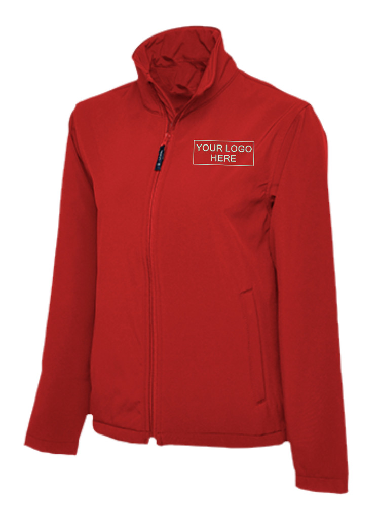 Personalised Embroidered Logo Uneek UC612 Classic Full Zip Soft Shell Jacket