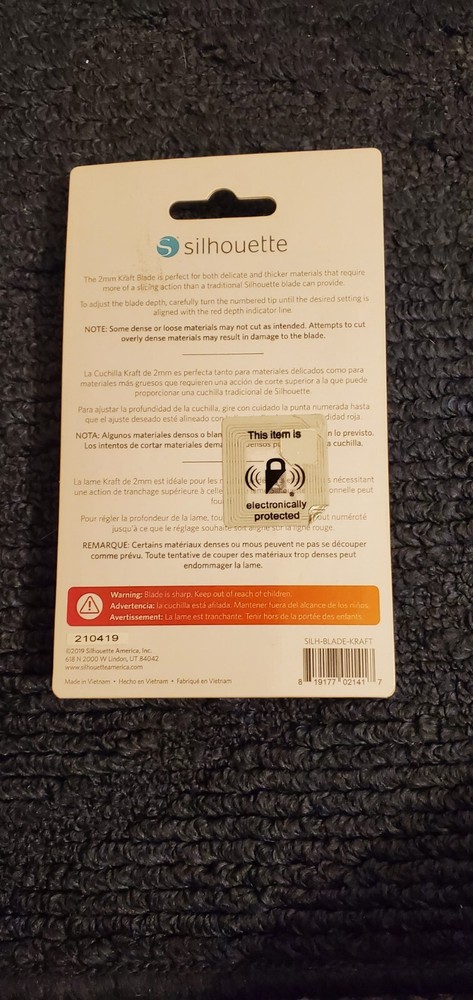 Silhouette 2mm Kraft Blade Silhouette® Kraft Blade, 2mm