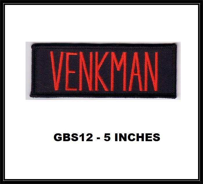 VENKMAN GHOSTBUSTERS NAMETAPE PATCH - GBS12