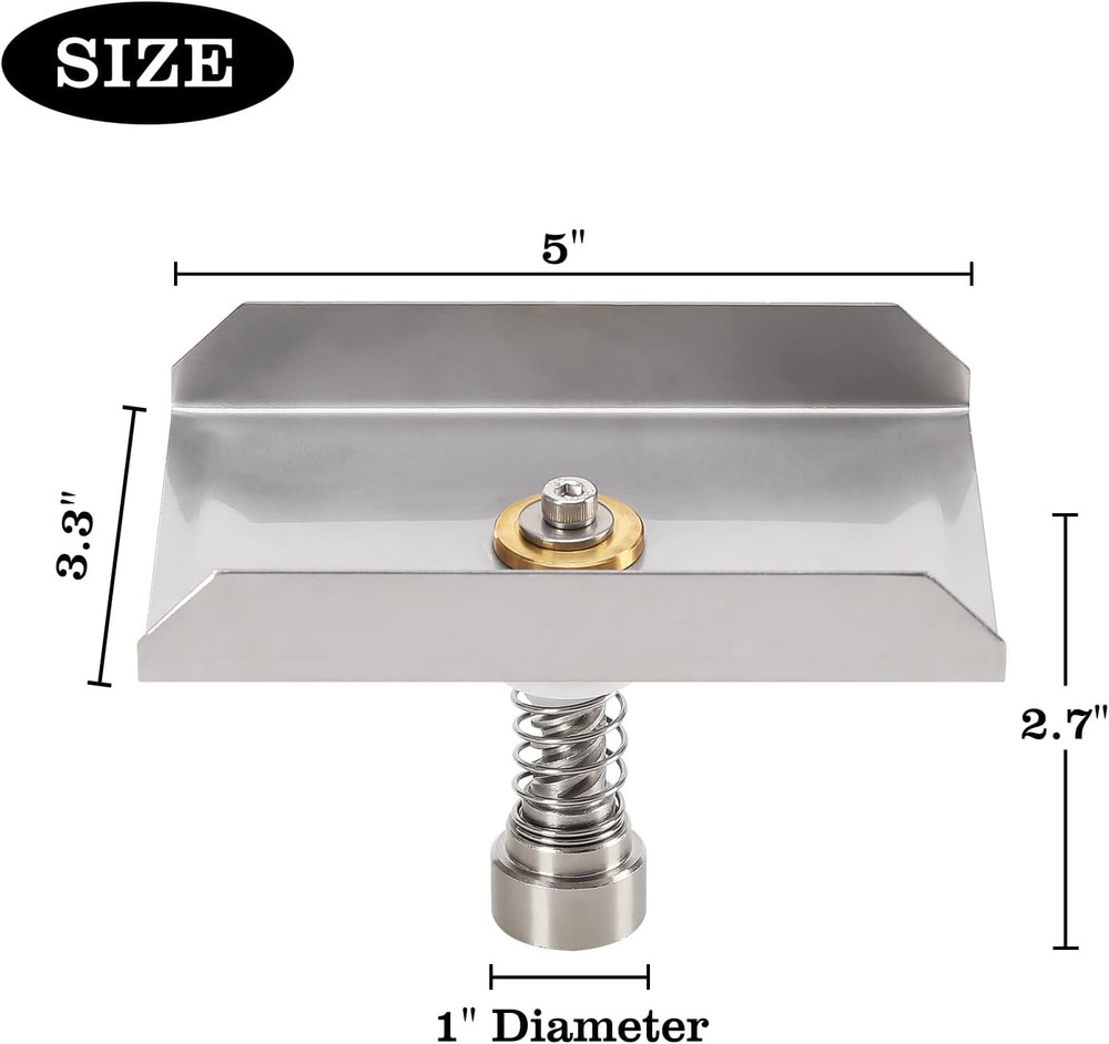Rectangular Eliminator Spinner Plate Fits for Any Deer and Game Feeders with 1/4