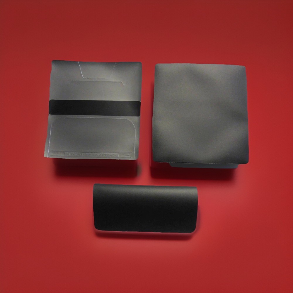 NAVY BLUE or BLACK Vinyl Checkbook Cover (New)