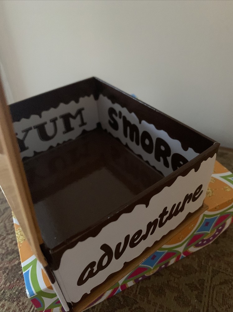 Lot 2 Decorative Cardboard Boxes Smore Cookie Sweets