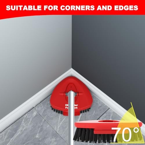 2 Pack Upgrade Scrub Brush Replace Heads Compatible with O 2 Brush（for 1-tank）