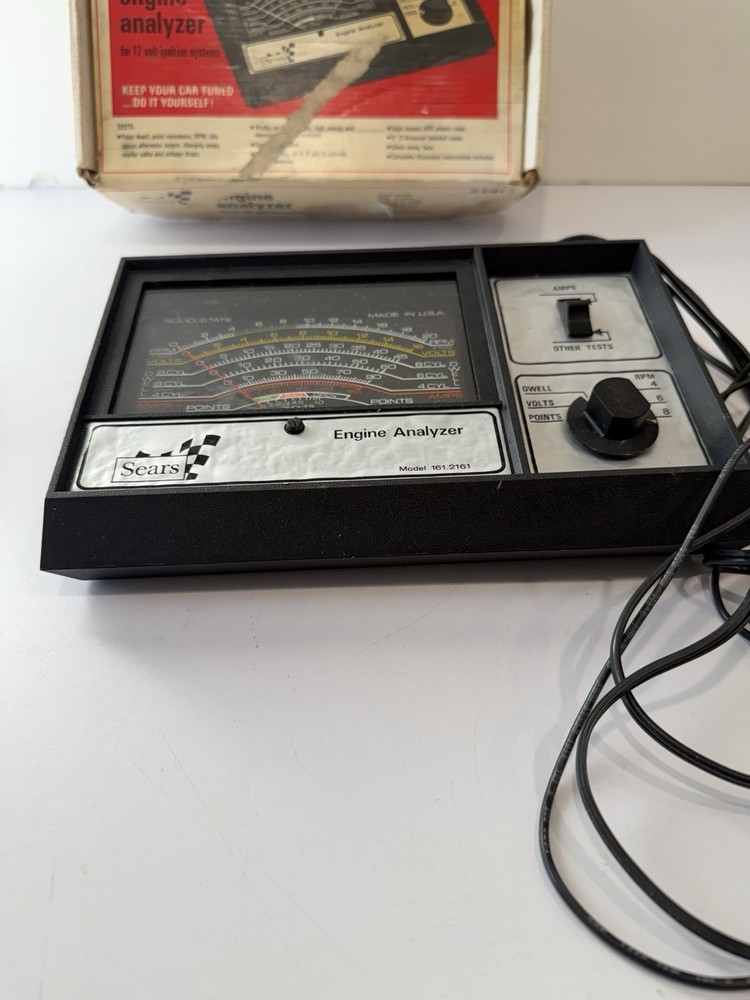 VINTAGE SEARS ENGINE ANALYZER MODEL 161.2161 *
