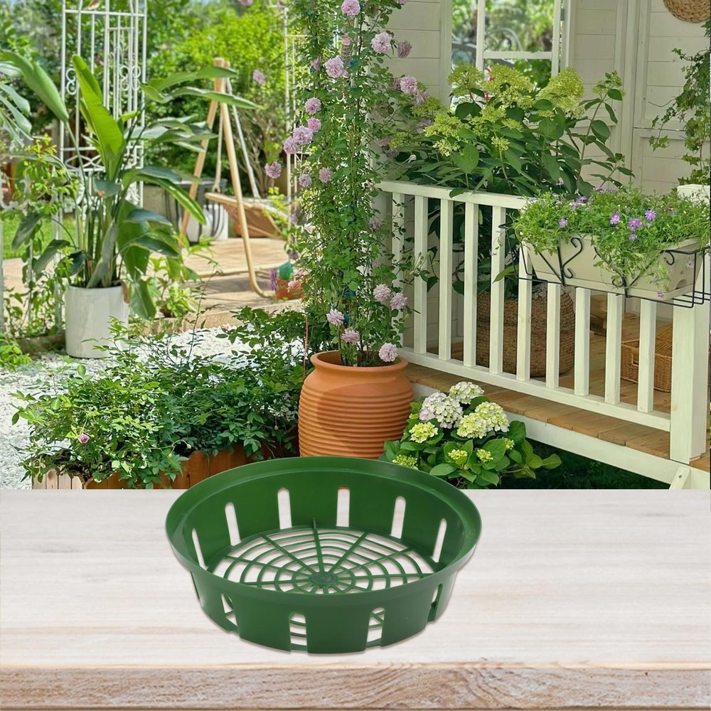 Practical 6pcs Green Plant Baskets for Various For Flower Bulb Projects