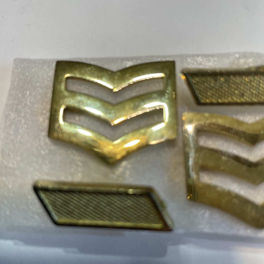 Vintage Military Sergeant Chevron Lapel Pins