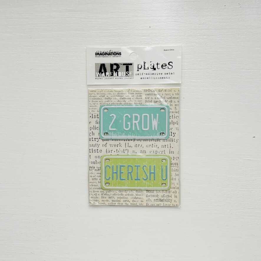 Creative Imaginations Art Warehouse Plates