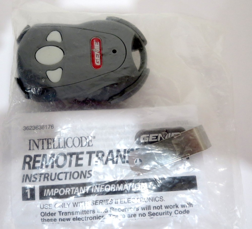 GENIE - INTELLICODE 3 Button Remote Transmitter Never Used #3623636176