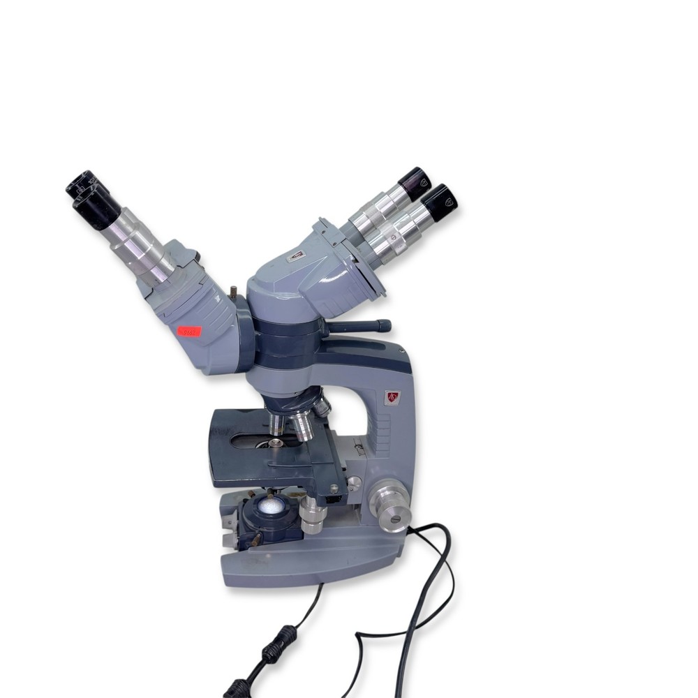 AO Spencer Series 10 Dual Binocular Microscope 4 Objectives Infinity Plan Achro