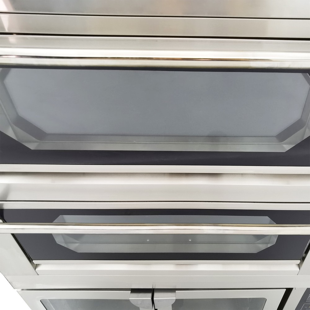 220V Electric Triple Pizza Oven 4 Baking Sheets With Dough Fermentation Machine