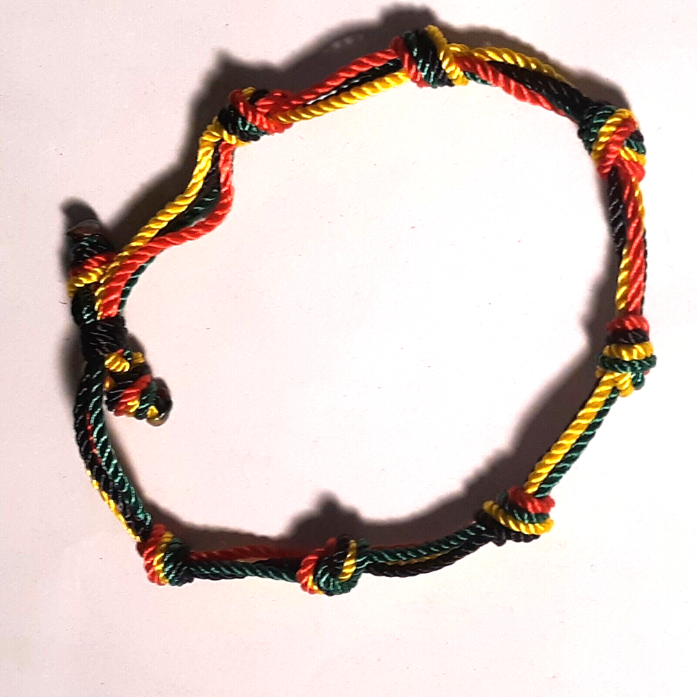 Protection Bracelets Black Red Yellow Green