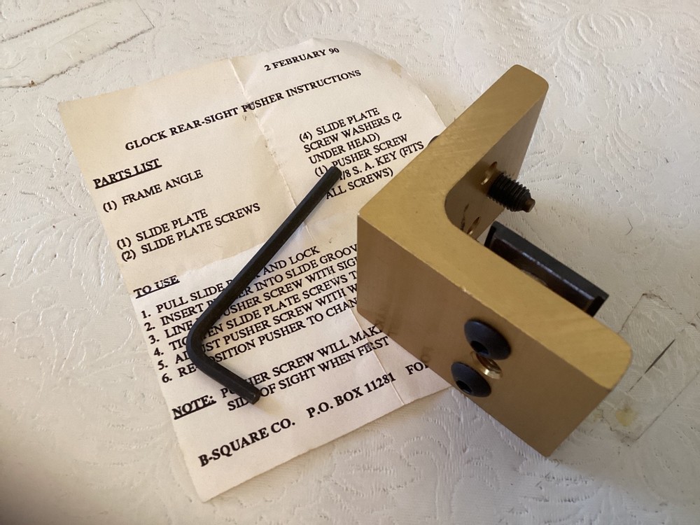 B Square Glock Rear Sight Pusher