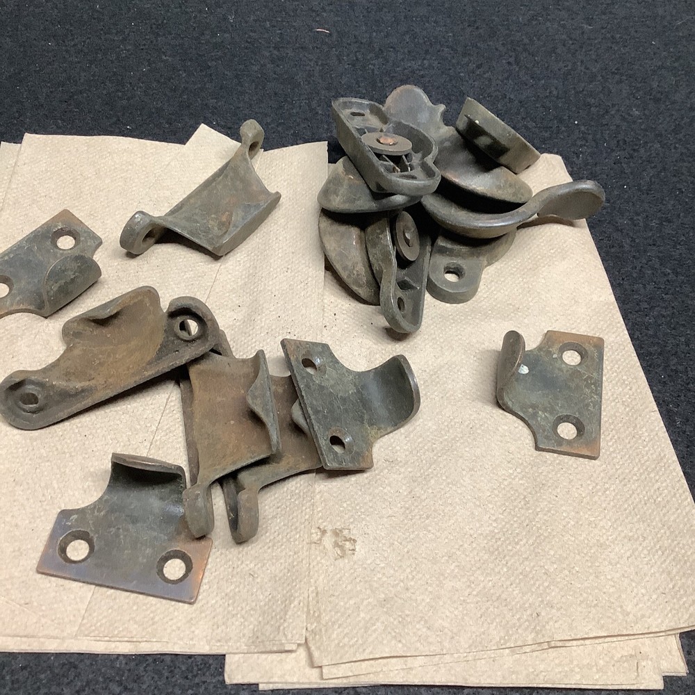 Cast Iron Window Sash Lock Latch With Keeper And Pulls (sh232)