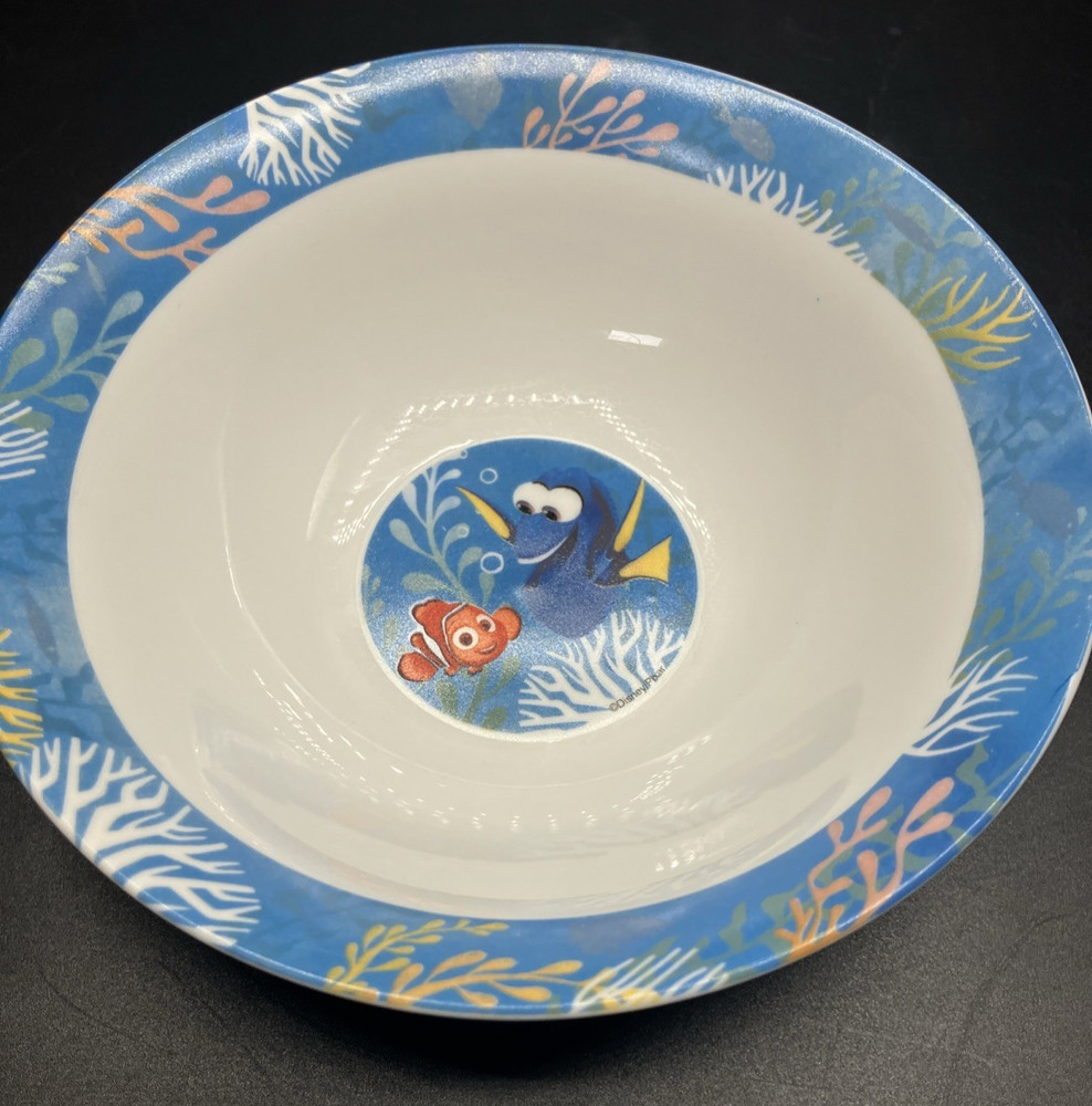 Disney 3 Piece Finding Dory Ceramic Dinnerware Set, Multicolor Plate, Bowl, Mug