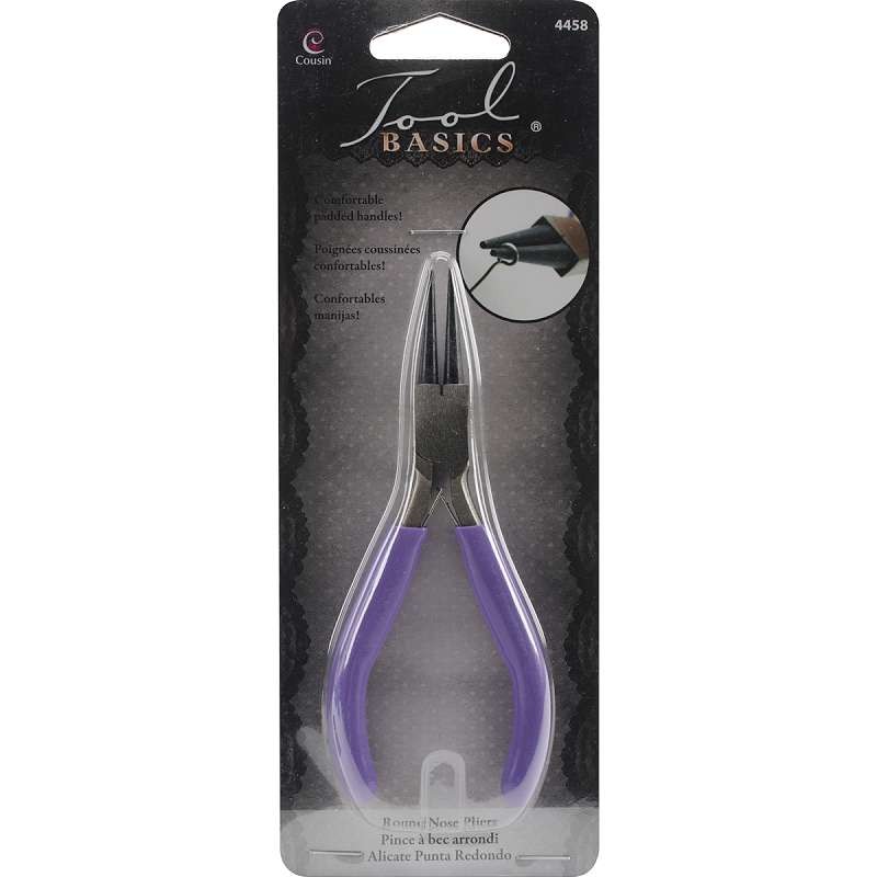 Tool Basics Round Tip Pliers 4.5"