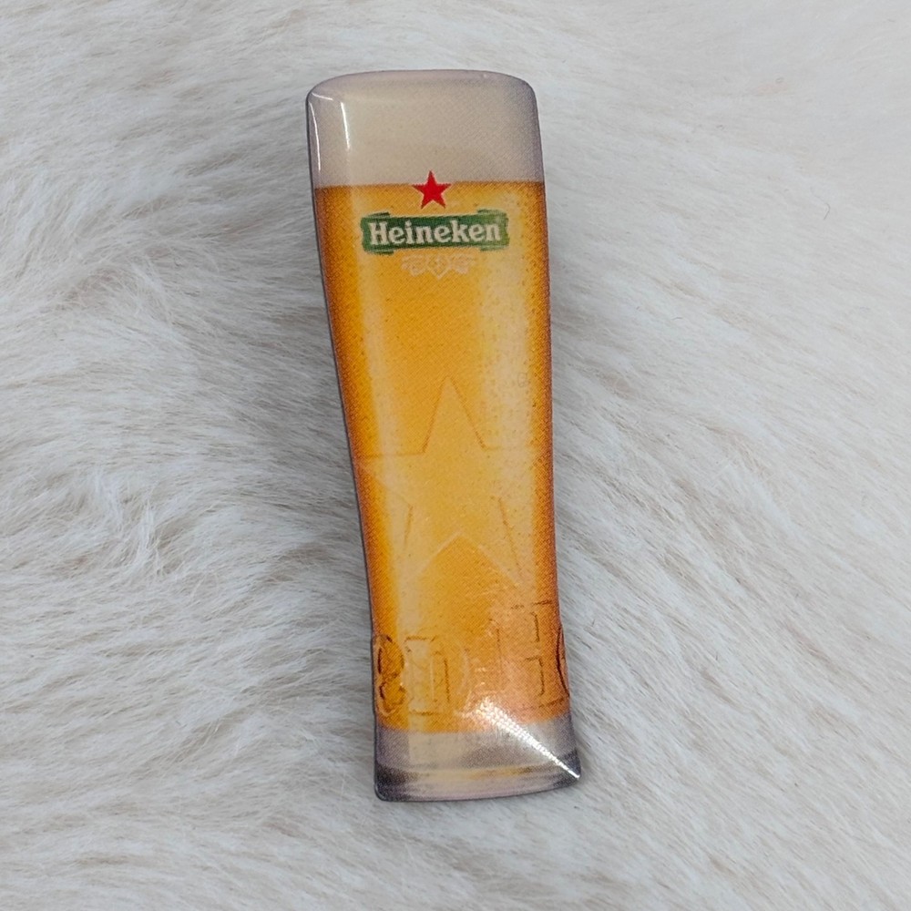 Heineken Draft Beer Advertising Pint Glass Lapel Pin