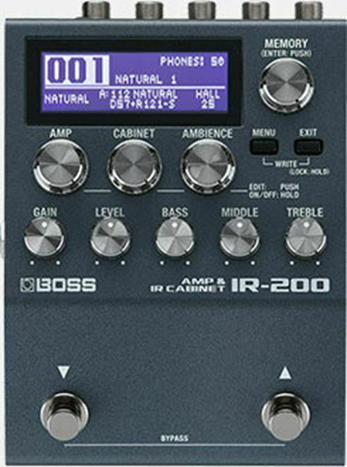 BOSS IR-200 Cab Sim & IR Pedal
