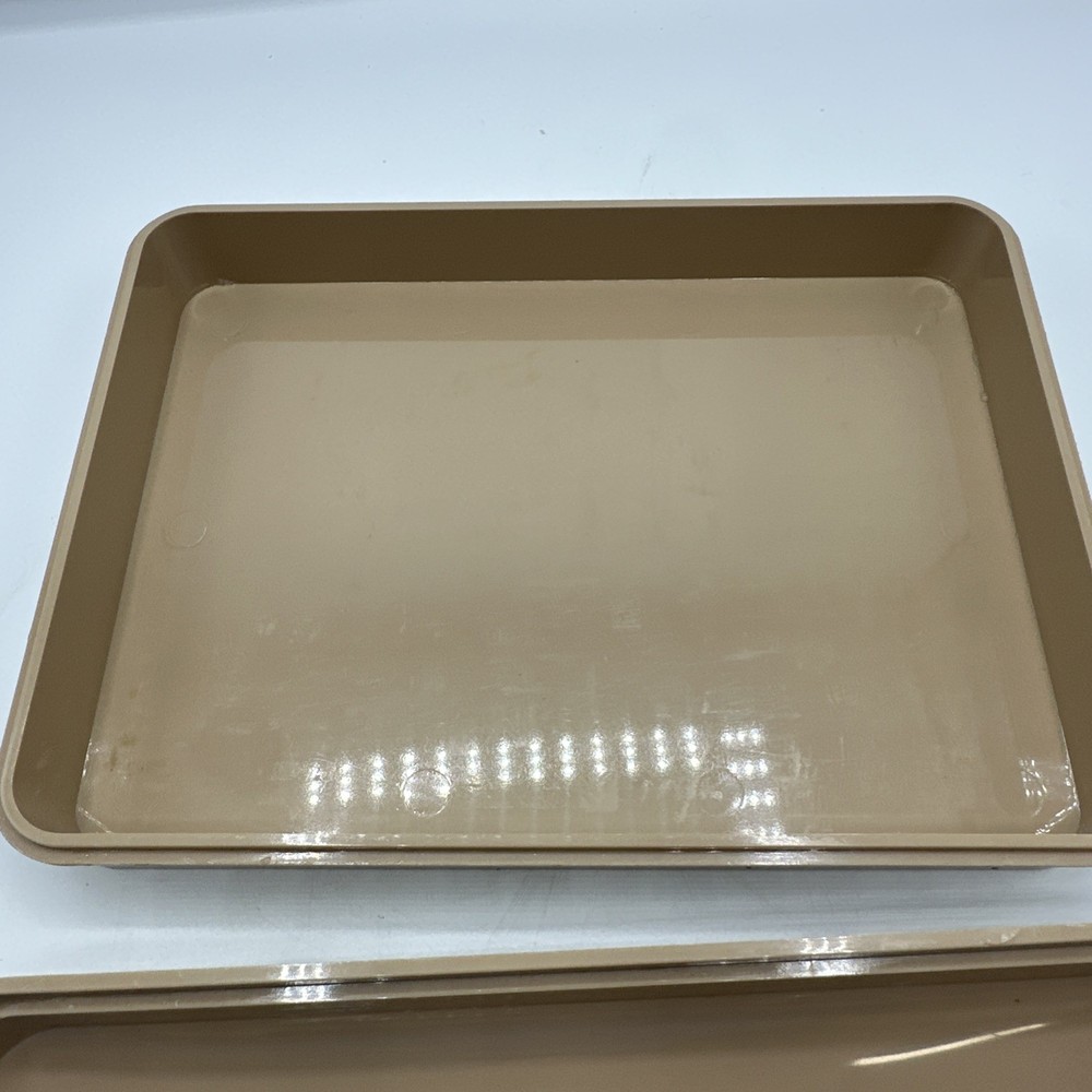 Estee Lauder EL Script Make-up Perfume Plastic Container Case Vintage