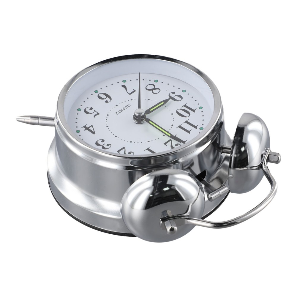 Bedside for TRADITIONAL Classic Double Bell Alarm Clock Chrome