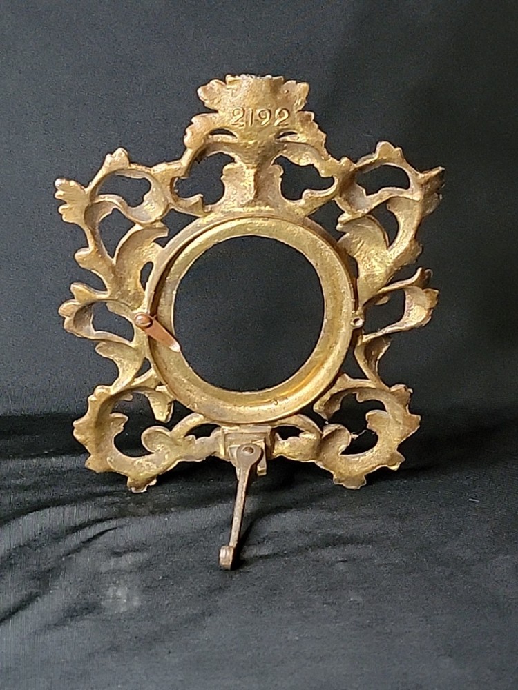 Victorian Mirror / Picture Frame ~ Gilded bronze ~ foliage ~ READ DESCRIPTION