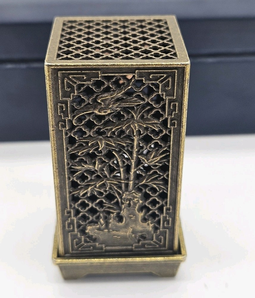Vertical Incense Holder Asian Decor Burner Device M11