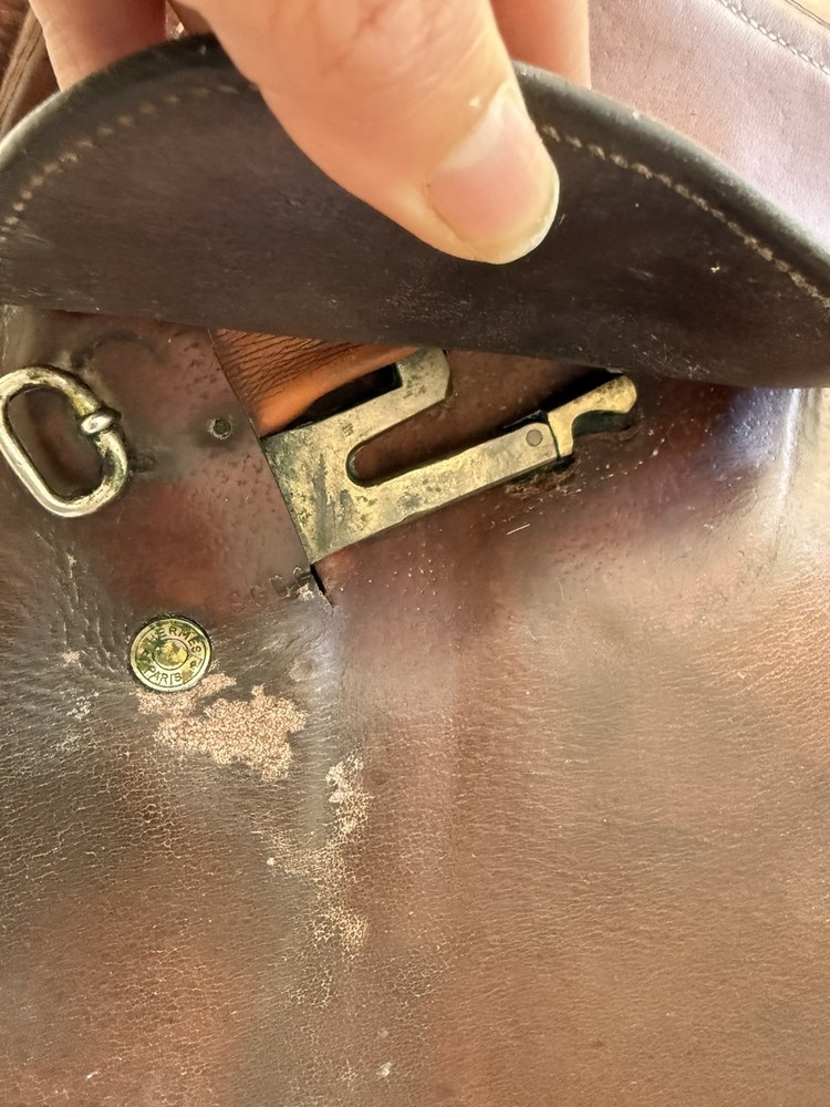 HERMES PARIS HORSE SADDLE 17”