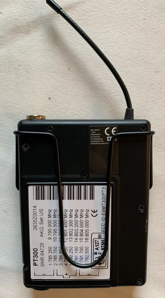 AKG PT300 Portable UHF Transmitter