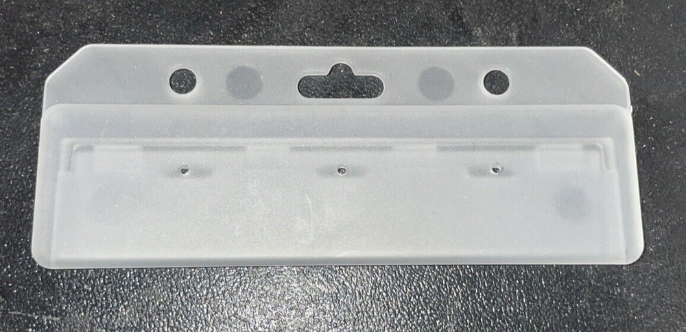 Rigid Plastic Easy Access Magstripe Card Holders - Horizontal - 50 per pack