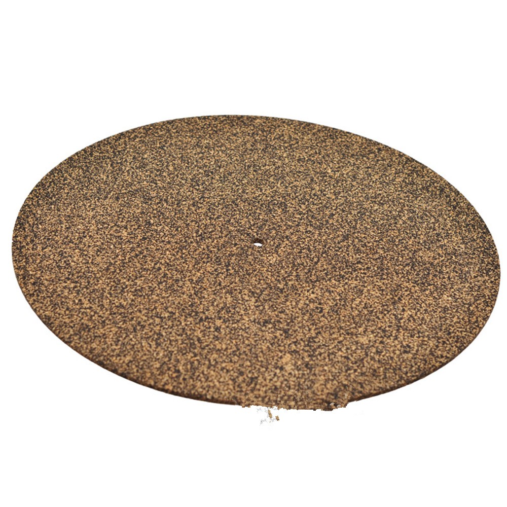 Cork & Rubber Turntable Platter Mat Disc Vinyl Record Player Anti-static Pad E