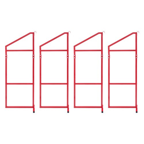 Heavy Duty 4 Pack of 3 Tier Shipping Container Shelf Brackets Container Shelves