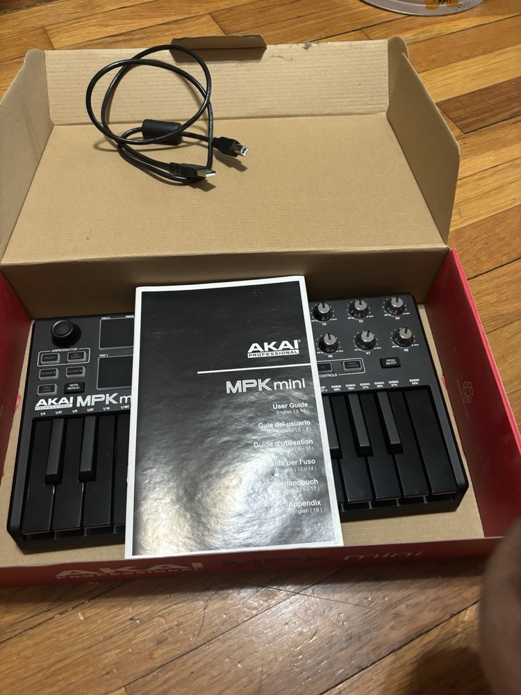 Akai MPK Mini Keyboard Controller Special Edition - Black on Black