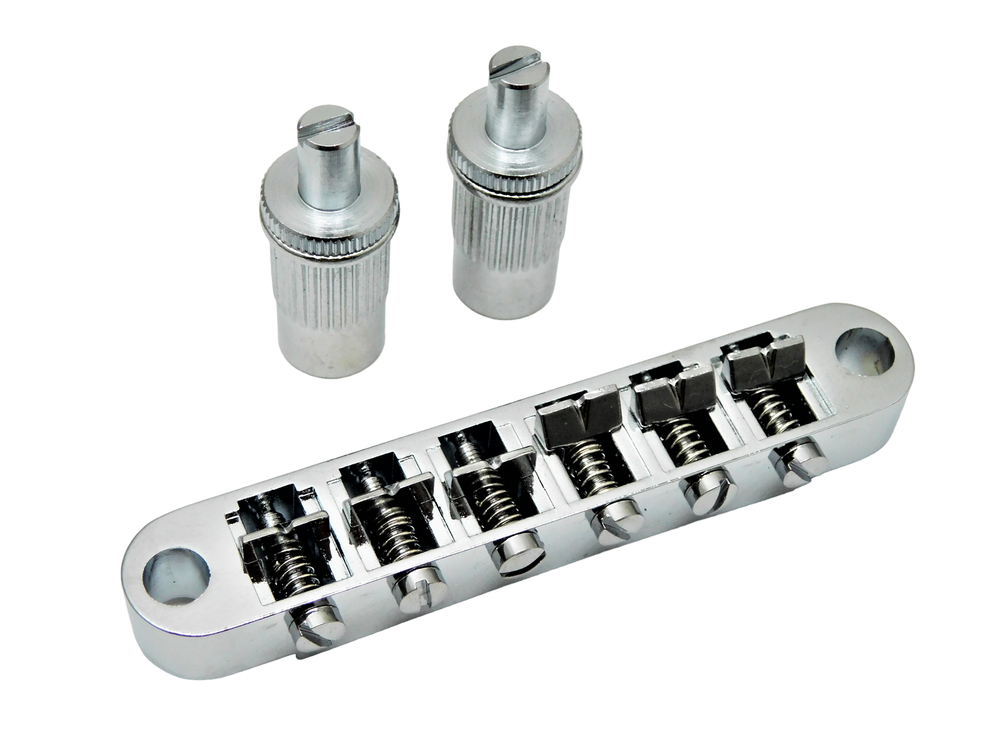 Tune-O-Matic Bridge for Epiphone Les Paul, SG Chrome