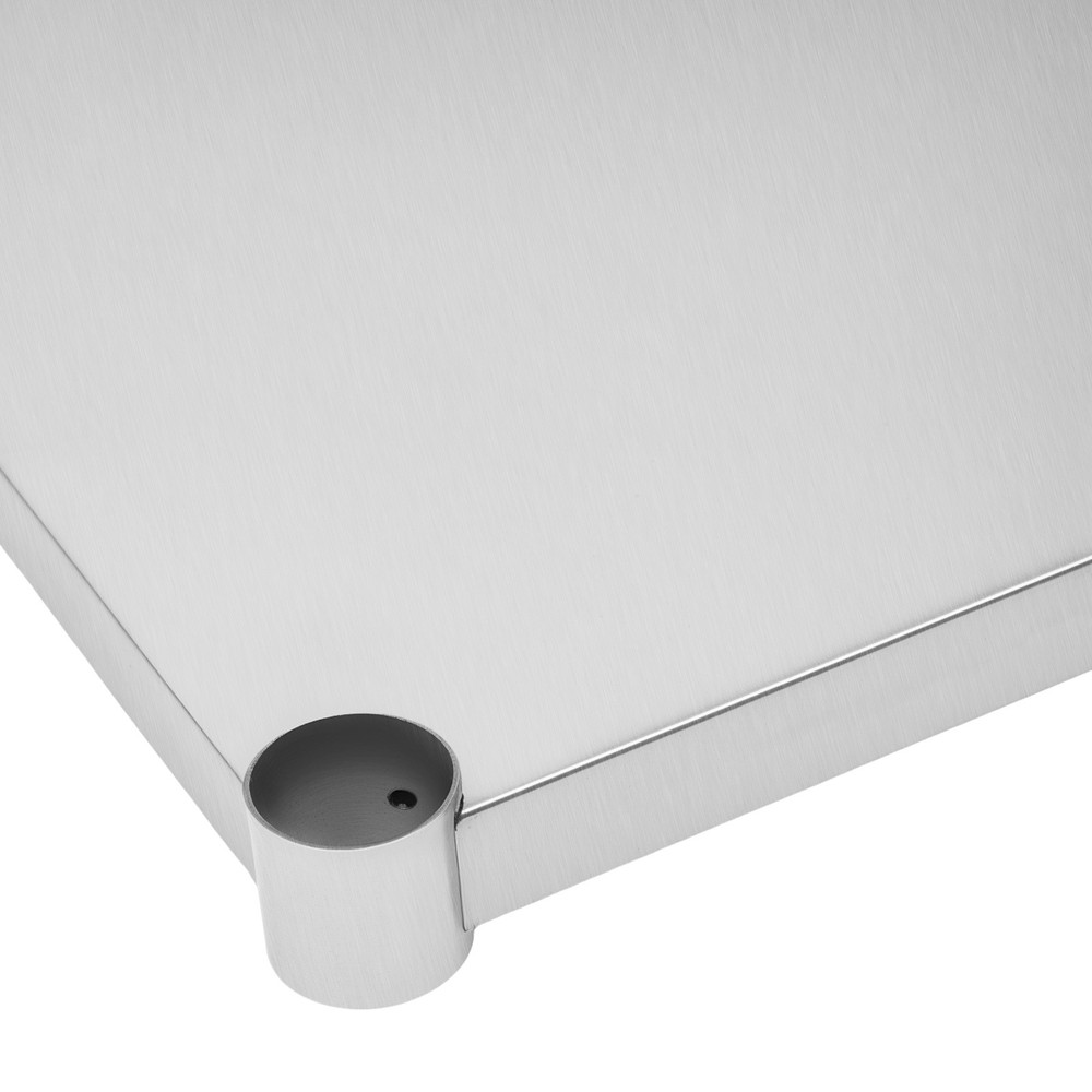 Under Shelf Stainless Steel Wide Double Over-panel for Prep Table Commerce/Home
