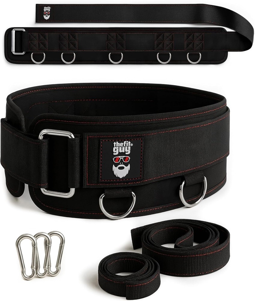 Multi-Attachment Belt for Cable Machine and Smart Home Gym Squats and Hip Thrust