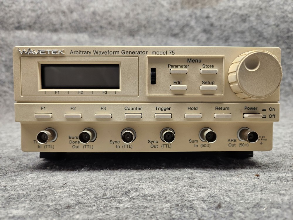 Wavetek 5MHz Arbitrary Waveform Generator Model 75 Benchtop/Desktop Generator