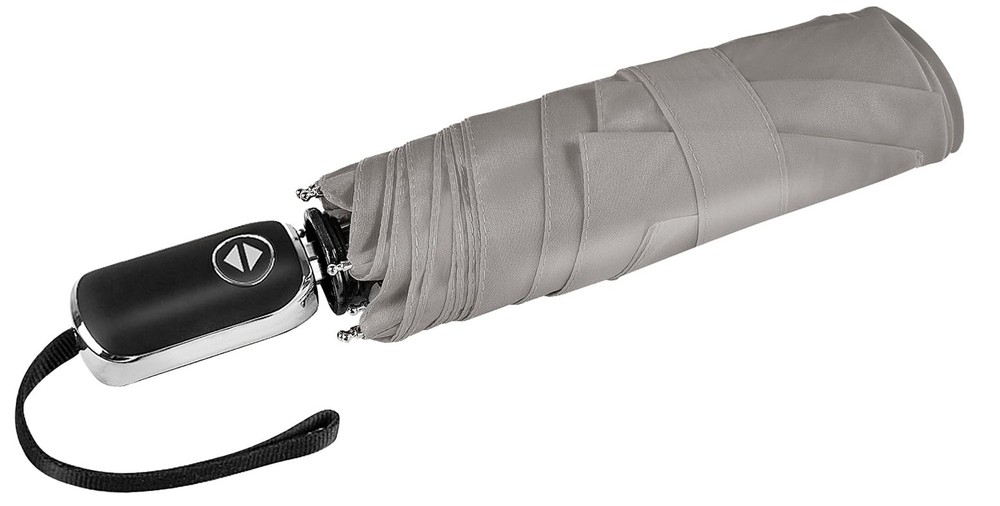 Compact Mini Umbrella Folded: 11 inches, Open Diameter: 37.4 07.Gray