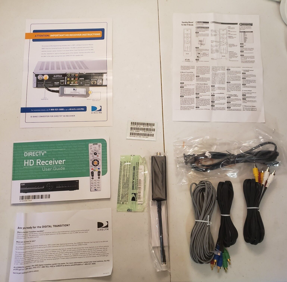 DIRECTV MPEG-4 HD (HD) Receiver REMOTE MISSING