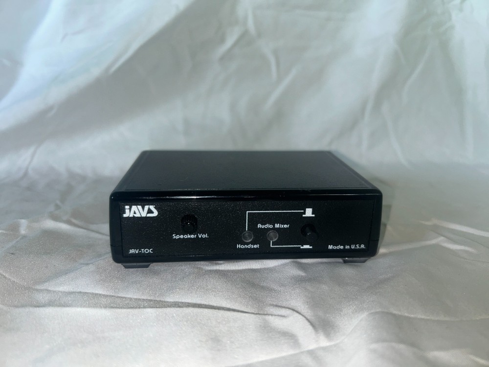 JAVS TOC Sound Control Phone Interface Court System Recording Component WORKS